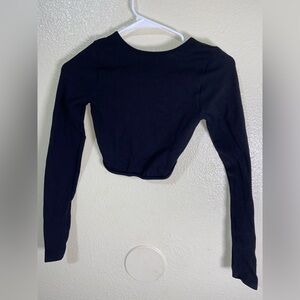 Black Long Sleeve Women's Top